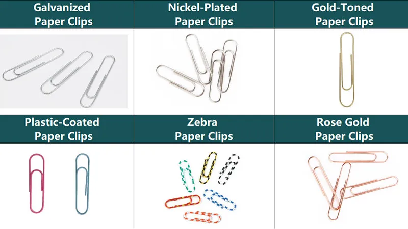 6 kinds of paper clip 800x450