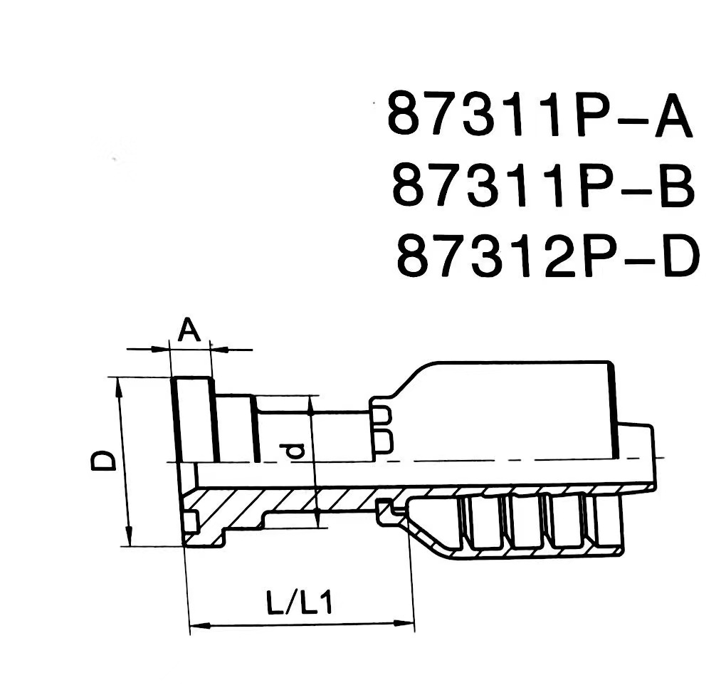 SAE FLANGE 3000PSL ONE PIECE FITTING