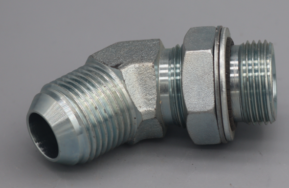 1JO4-OG 45° ELBOW JIC MALE 74° CONE/SAE O-RING BOSS L-SERIES ISO 11926-3
