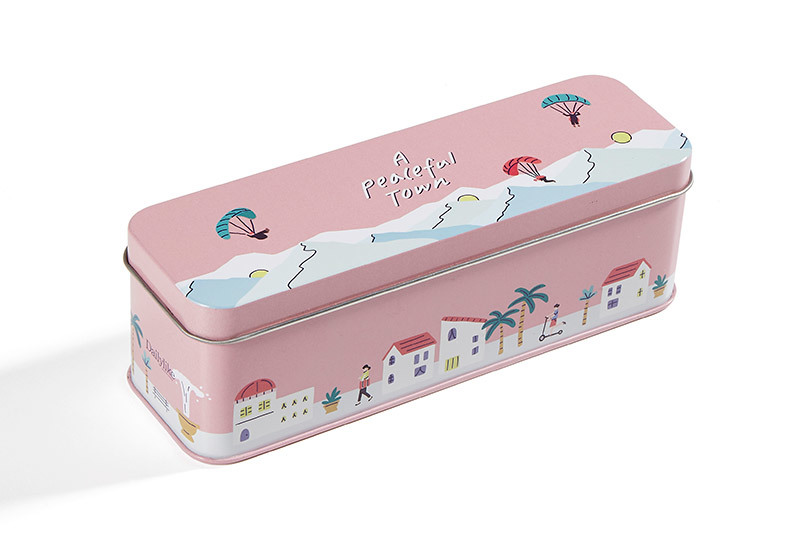 Free Sample Recycle Metal Rectangular Stationery Box RG305