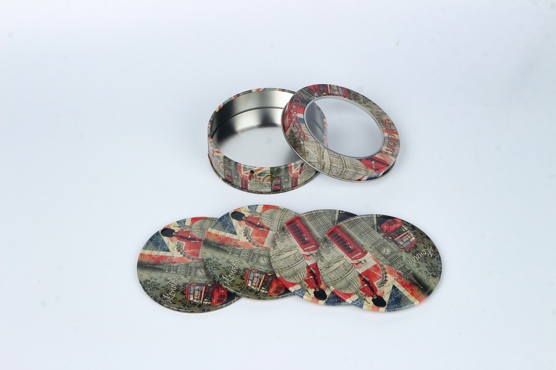 coaster tin box RB110W+RB918