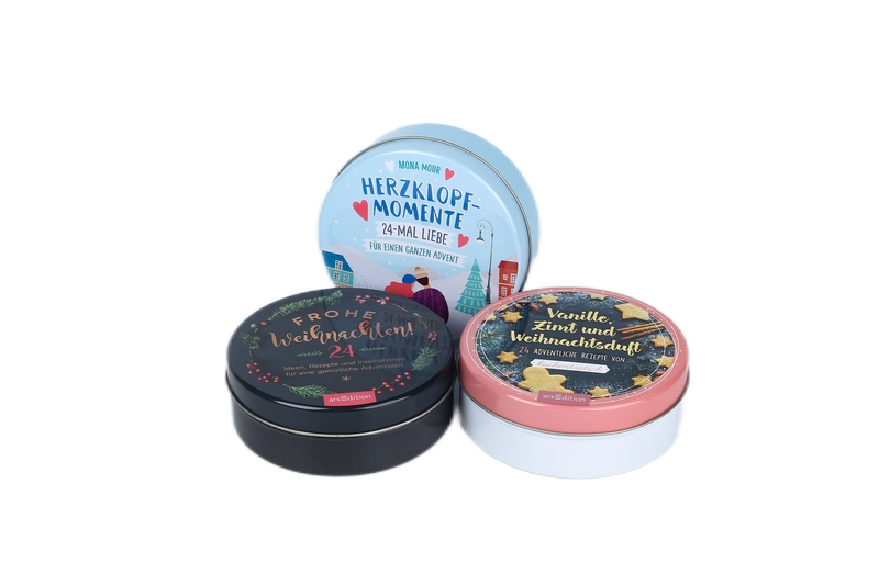 christmas tin box for gift candy cookie package RB207