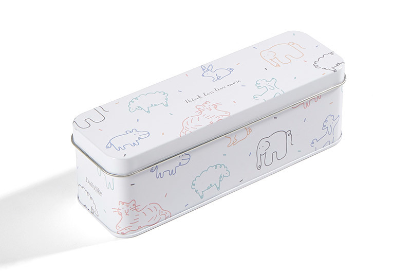 Free Sample Recycle Metal Rectangular Stationery Box RG305
