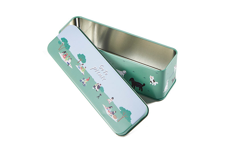 Free Sample Recycle Metal Rectangular Stationery Box RG305