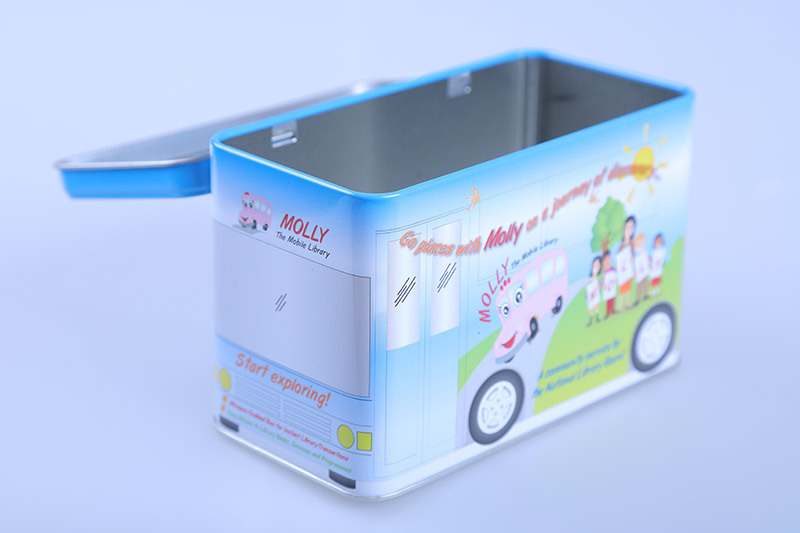 coustomize metal tin box for money RG953