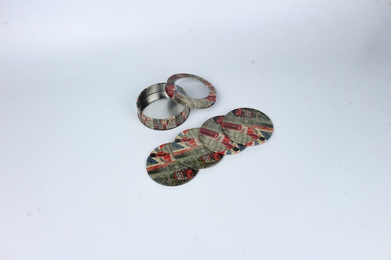 coaster tin box RB110W+RB918
