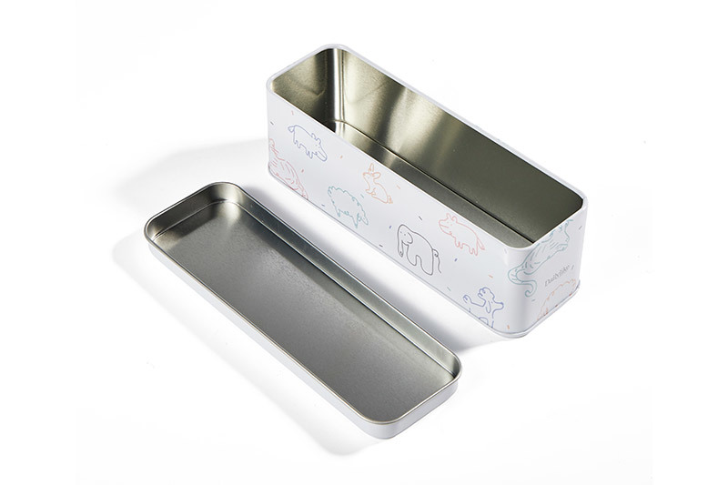 Free Sample Recycle Metal Rectangular Stationery Box RG305