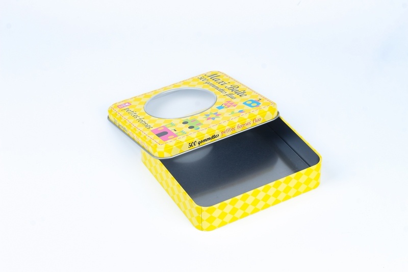 custom printed metal tin box RG044W