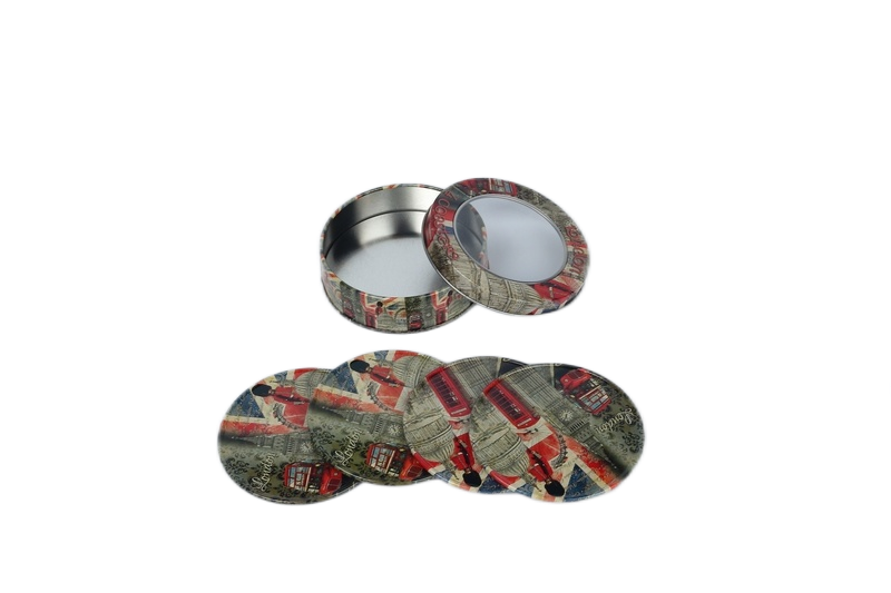 coaster tin box RB110W+RB918