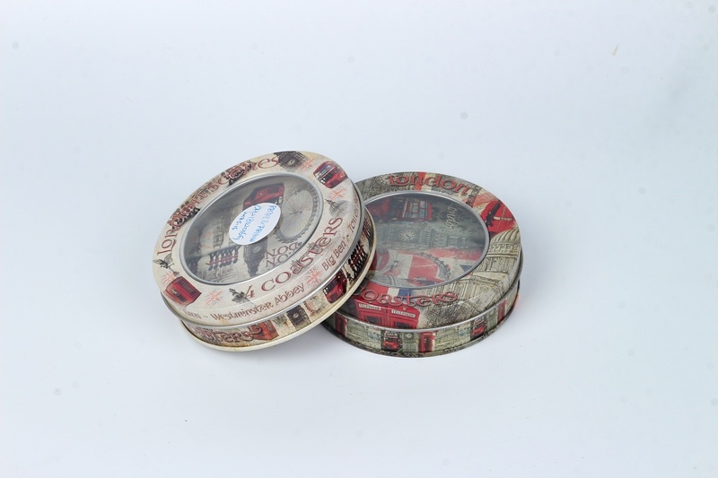 coaster tin box RB110W+RB918