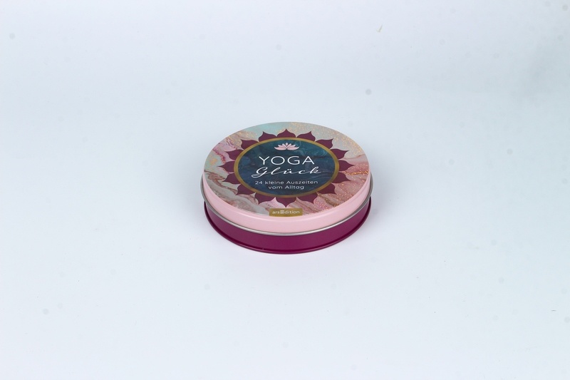 round metal tin container for cookies RB120