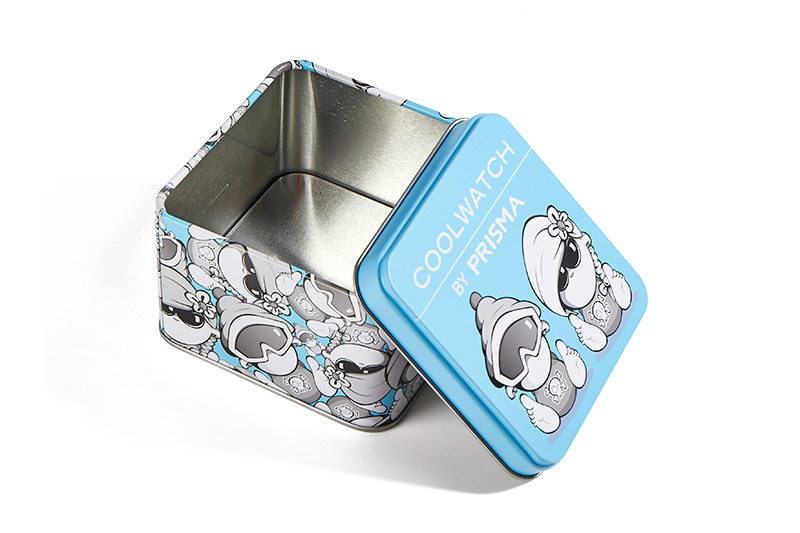 tin square box for packing watch SB406