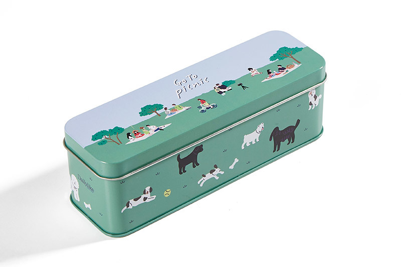 Free Sample Recycle Metal Rectangular Stationery Box RG305