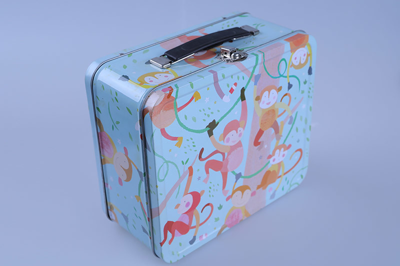 childrens tin lunch box LB521