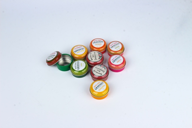 Round tin box sweet RB144