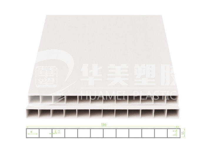 PVC extrusion plate