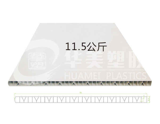 PVC extrusion plate