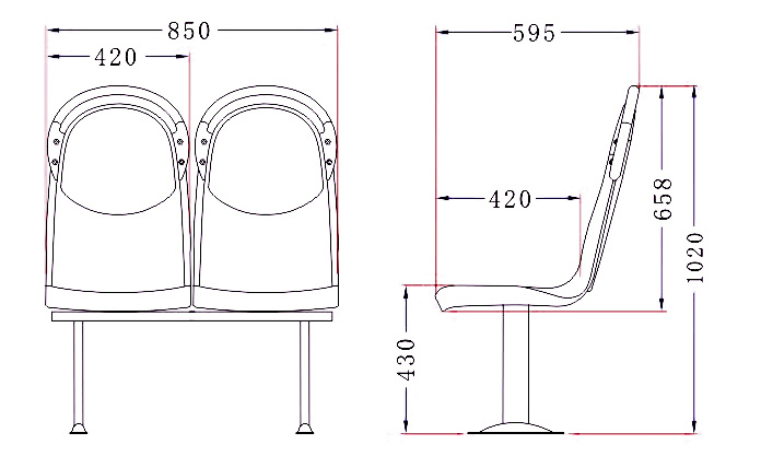 (标准型&半软型)环扶型座椅