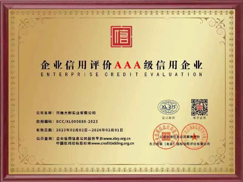 AAA級信用企業 AAA級信用企業