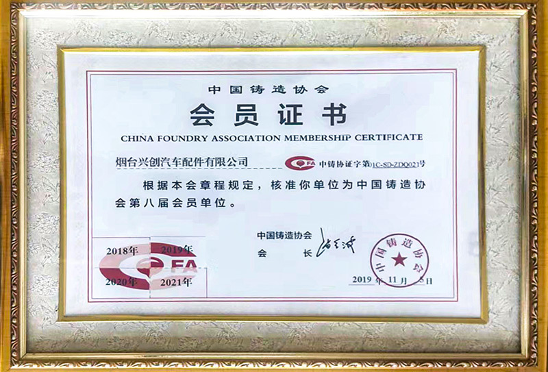 Member of China Foundary Association