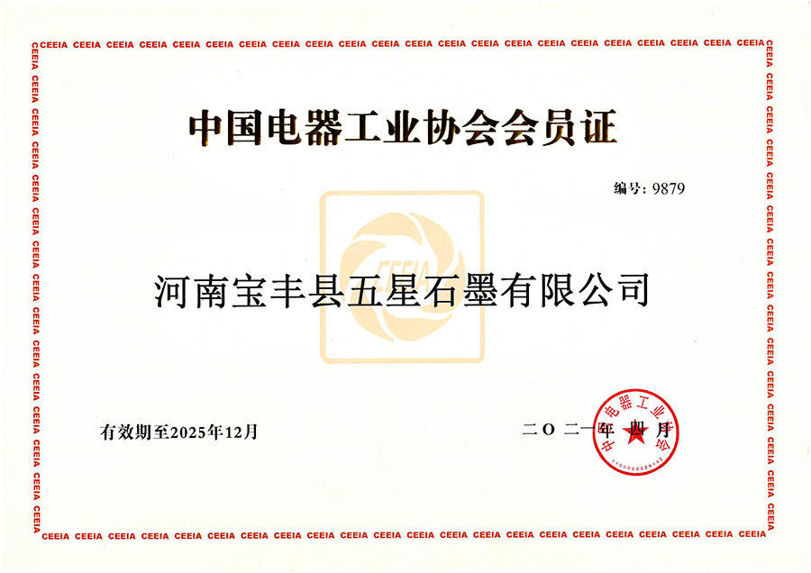 Membership Certificate of China Electrical Appliance Association