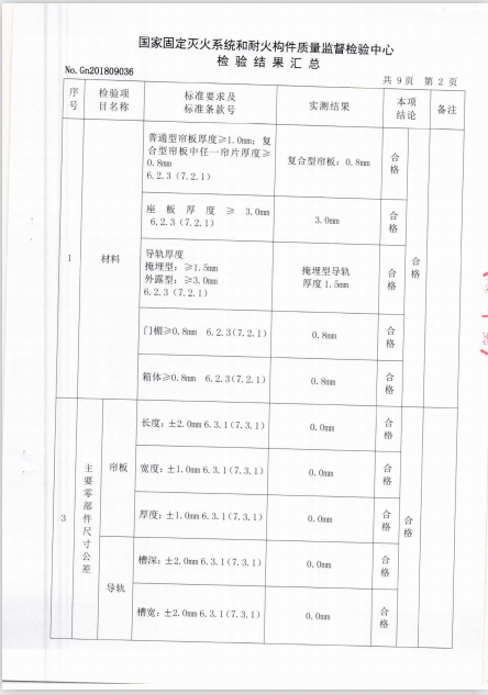 鋼制防火卷簾-80（鋼制簾片）-3