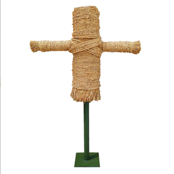 Troop training man shaped pile
