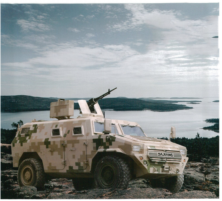 CS/VN104X4 wheeled armored vehicle