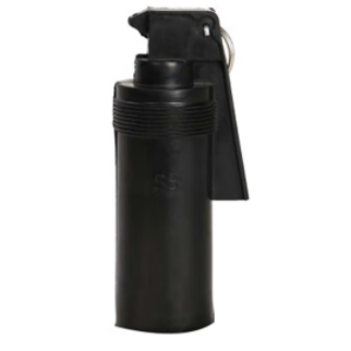 Rubber tear gas