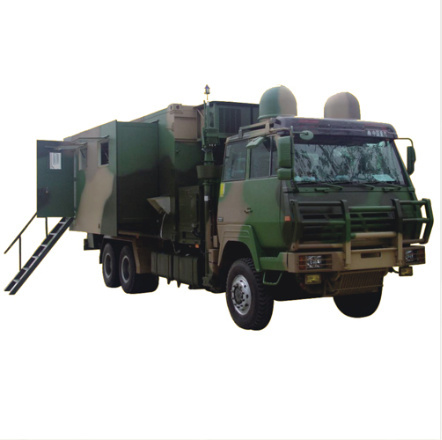 Extended command shelter vehicle