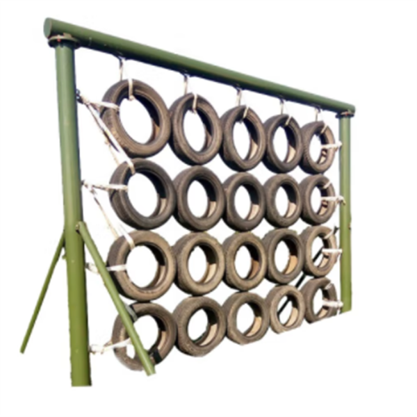 Tire climbing frame