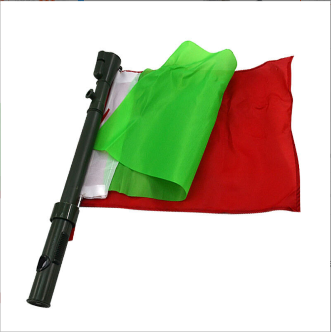Red and green flag