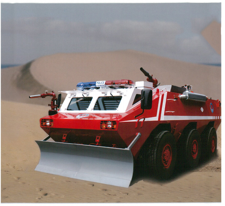CS/VN5 type 6x 6 wheeled armored fire engine