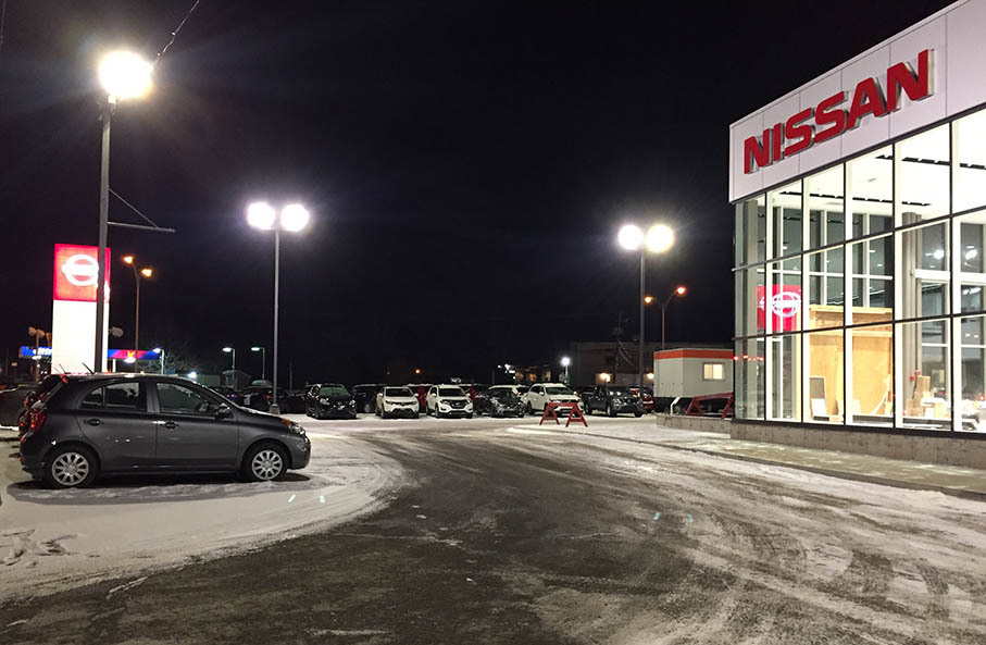 NISSAN Car Dealership Lighting Project