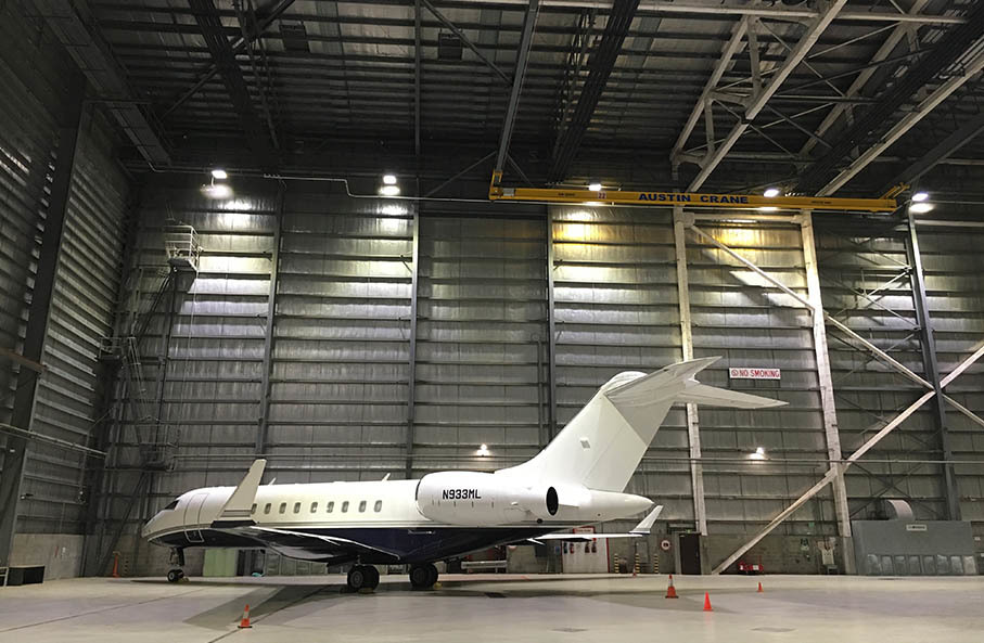 Melbourne airport HANGAR & APRON Lighting Project