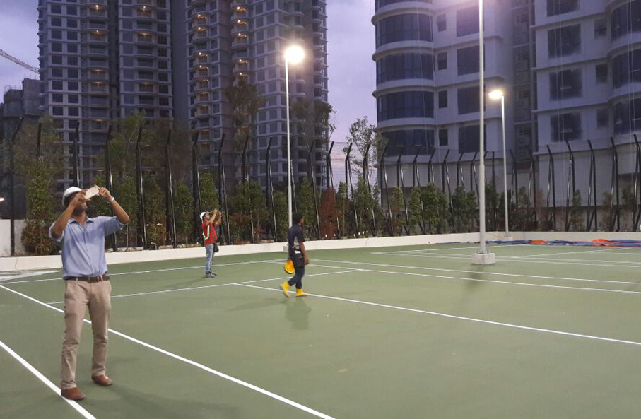 Tennis Court Lighting Project