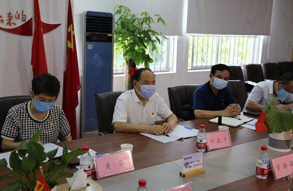 南宁市政协领导到创新检测党支部开展调研指导工作