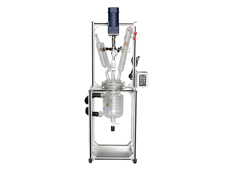 1L 2L 3L 5L Laboratory Small Double Jacketed Glass Stirred Reactor