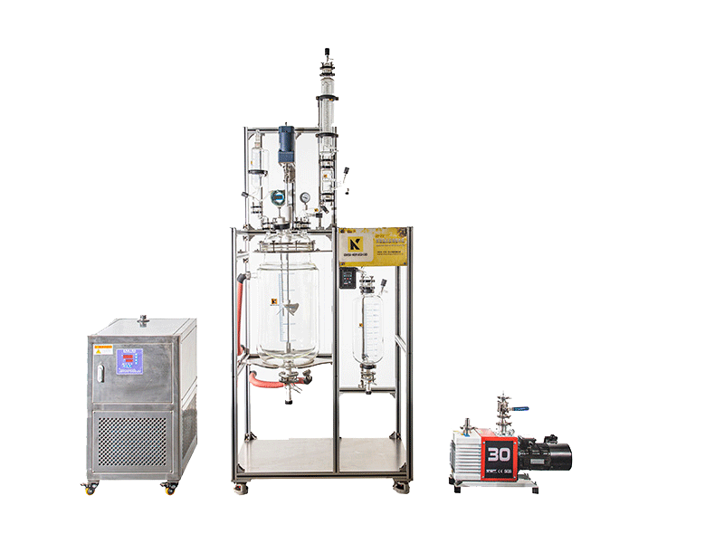 Upgraded Chemical Pilot 50L Jacketed Glass Reactor