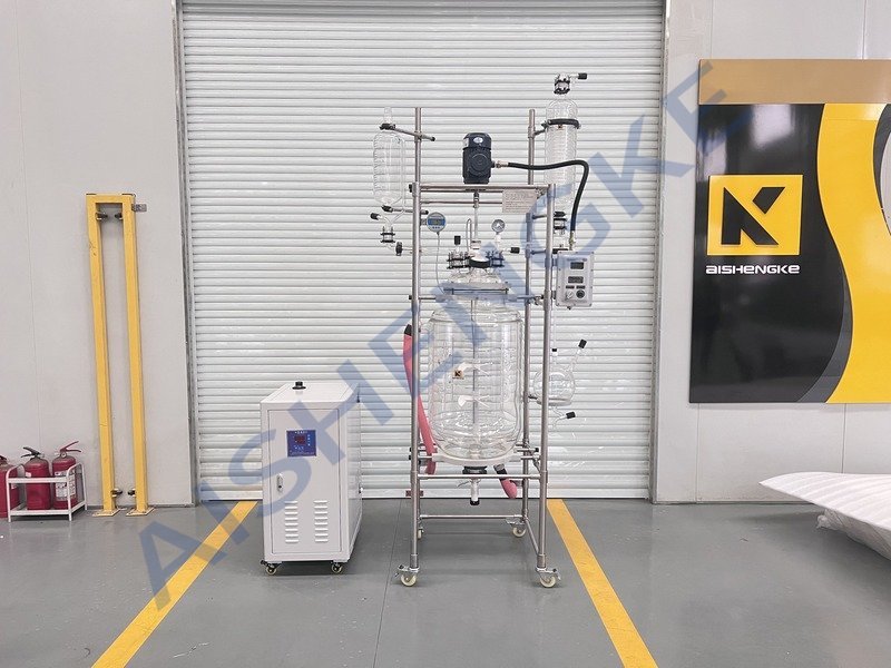 100L Explosion-proof Double Jacketed Glass Reactor