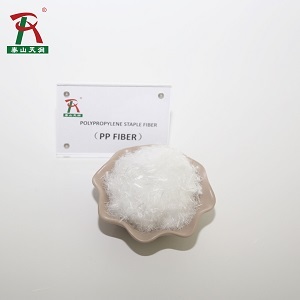 Polypropylene short fiber pp fiber for cement