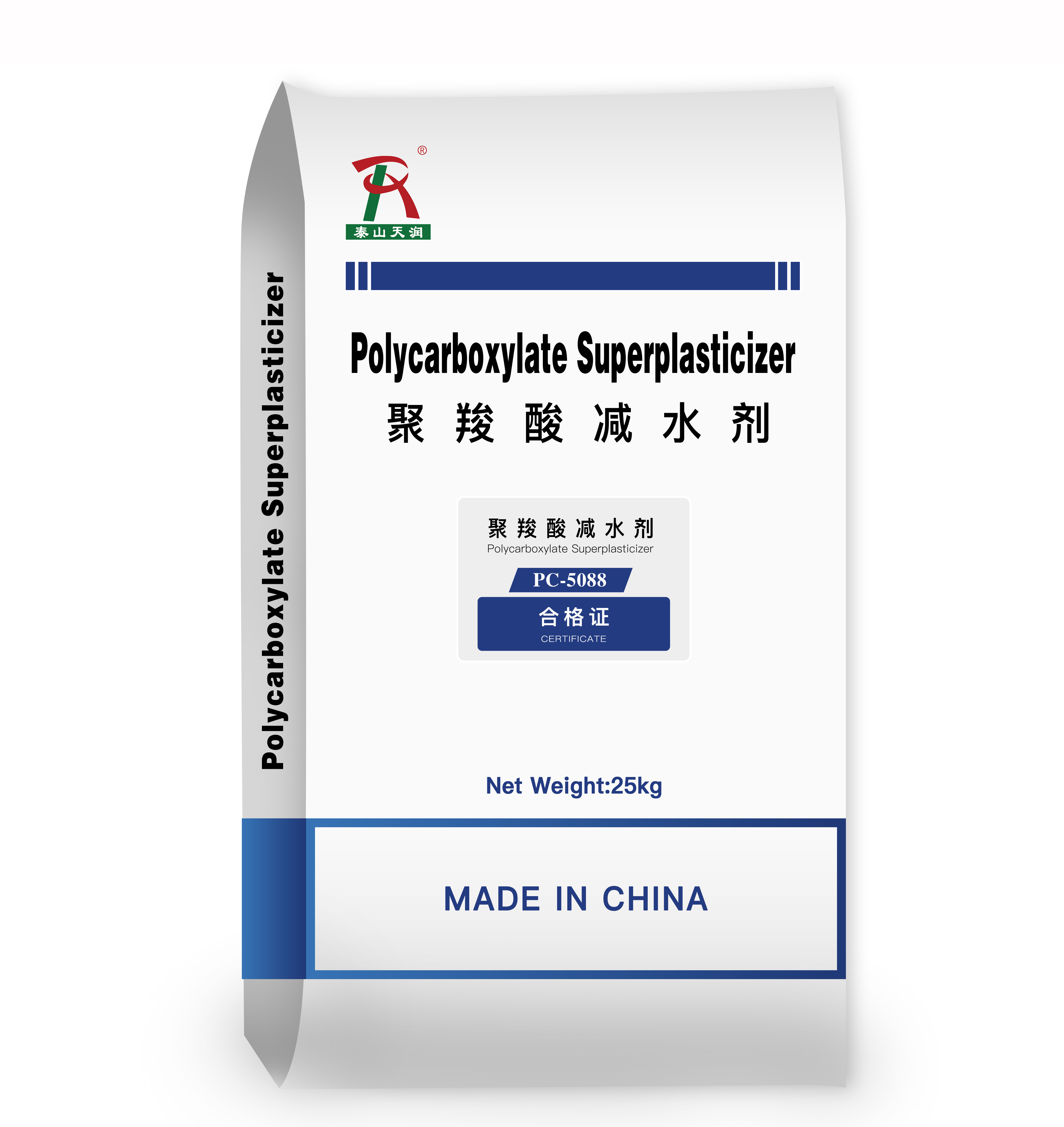 Superplasticizer powder in concrete