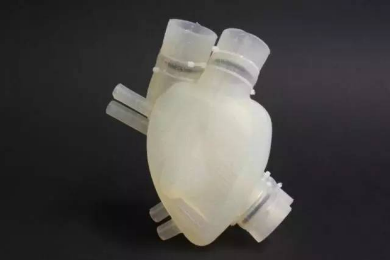 首个3D打印柔性心脏 可持续跳动3000次使人存活45分钟