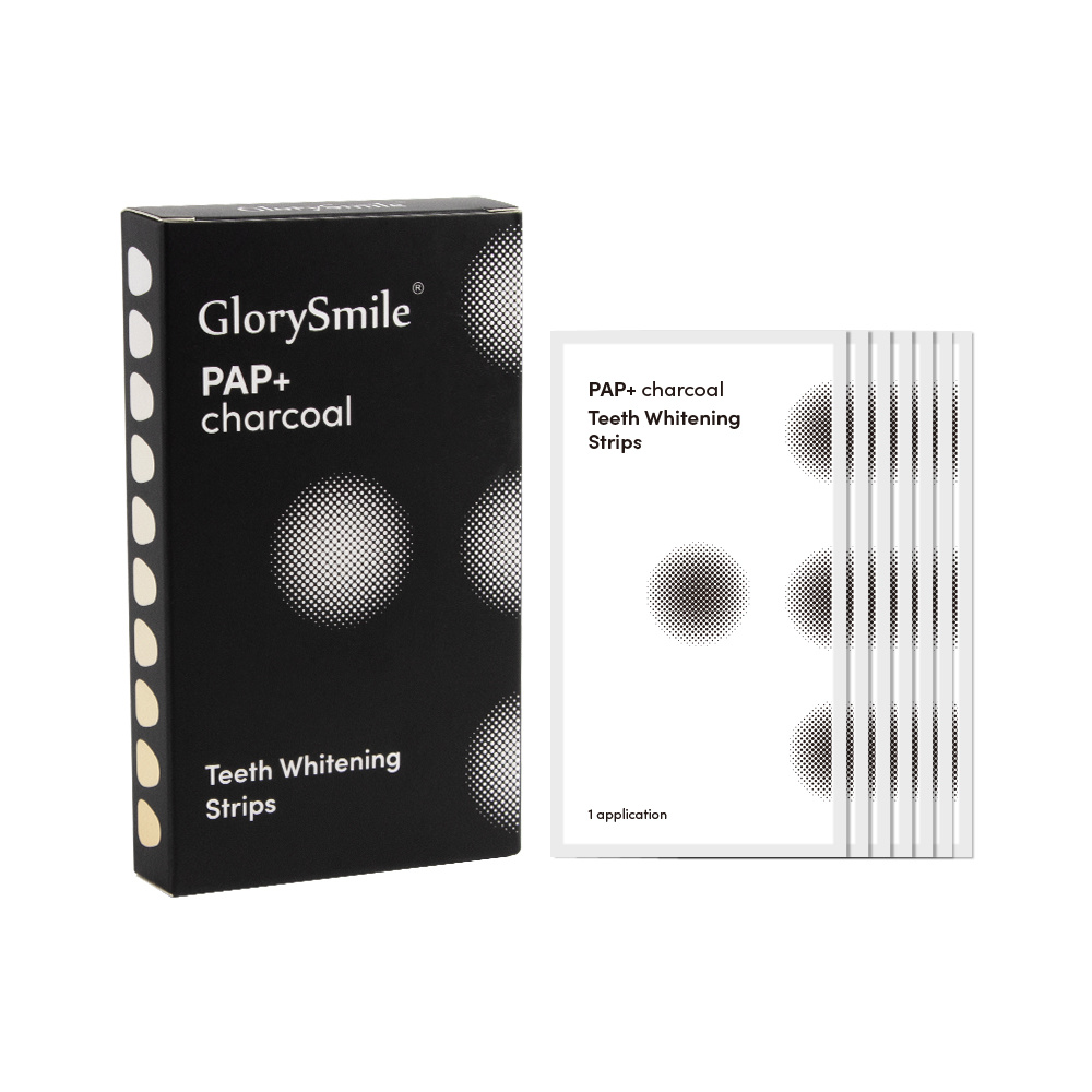 Natural Charcoal PAP Teeth Whitening Strips