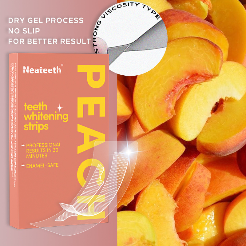 Peach Flavor PAP Teeth Whitening Strips