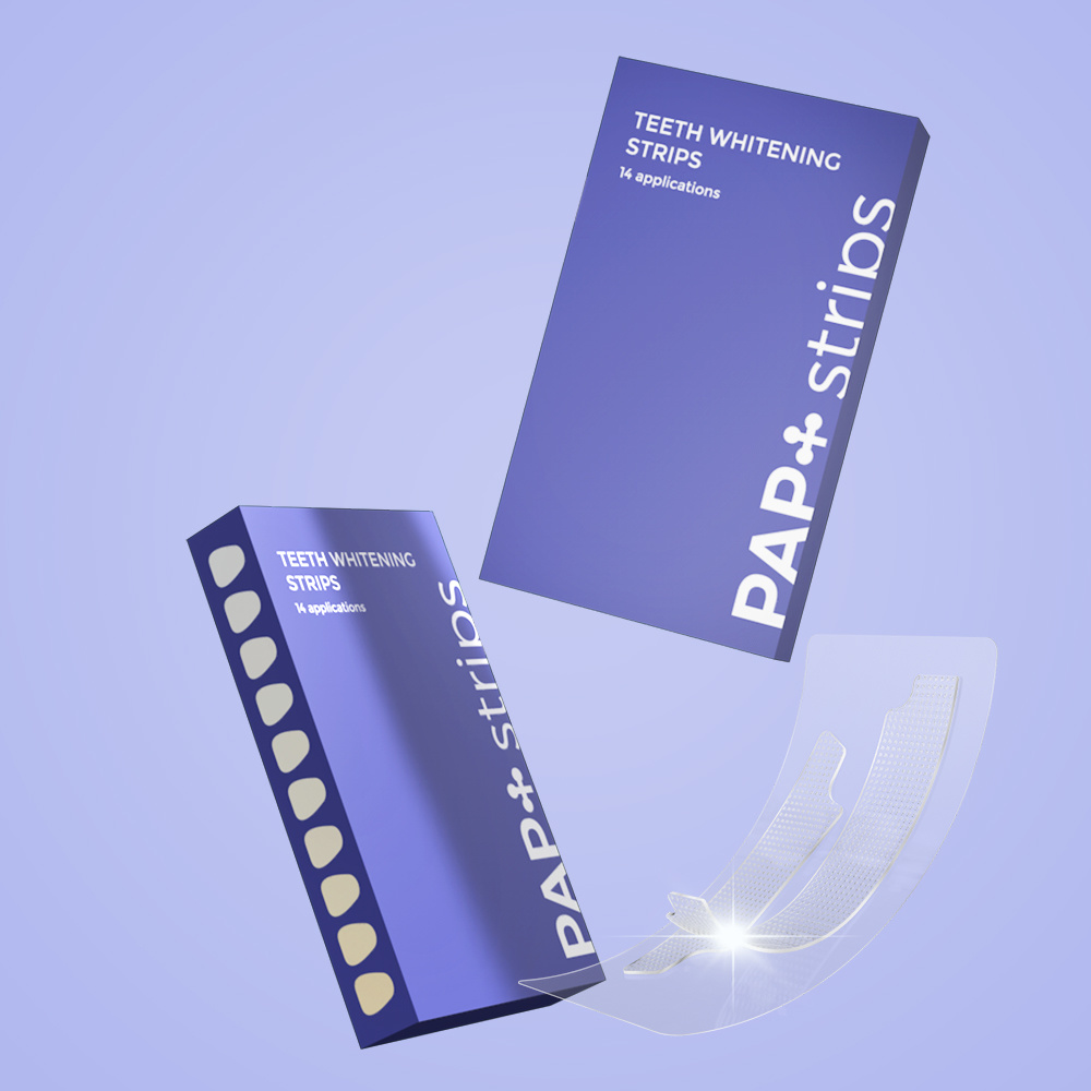 Glorysmile 4-Layers PAP+ Teeth Whitening Dry Strips OEM