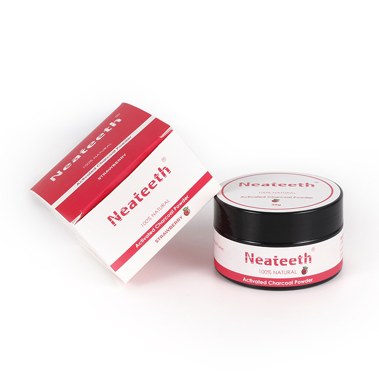 Neateeth 30g Activated Charcoal Toothpowder (Strawberry)