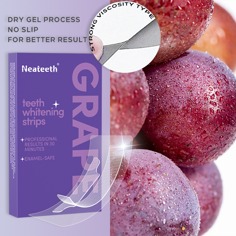 Grape Flavor PAP teeth whitening strips