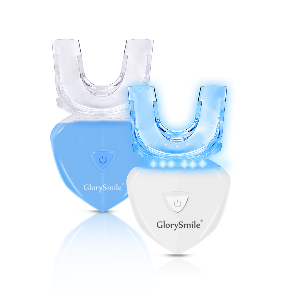 Logotipo privado de Glorysmile, temporizador de 10 minutos, 6 luces LED para blanquear los dientes