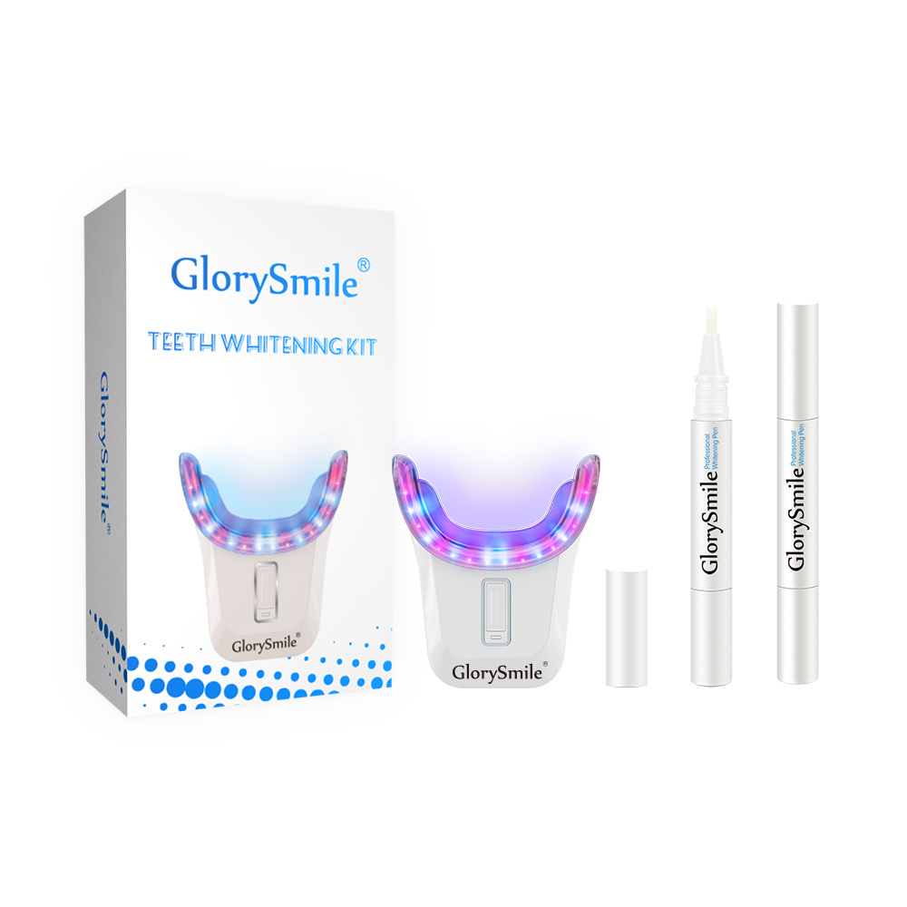 Kit de dispositivo de blanqueamiento de dientes inalámbrico de último diseño Glorysmile